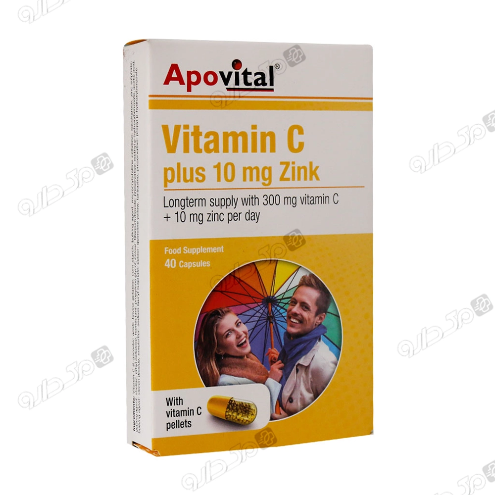 ویتامین سی پلاس 10mg زینک آپوویتال